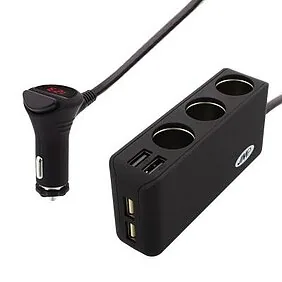 Multi-USB-Ladegerät für das Auto.